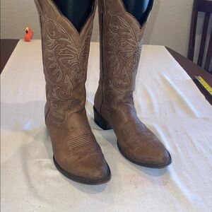 J.B. Dillon Brown Heeled Boots